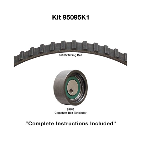 Dayco 85-93 Chev/Pontiac/Suzuki 1.0/1.3L Timing Belt Kit, 95095K1 95095K1